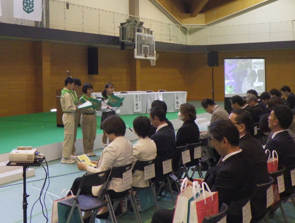 日浦緑の少年団の発表